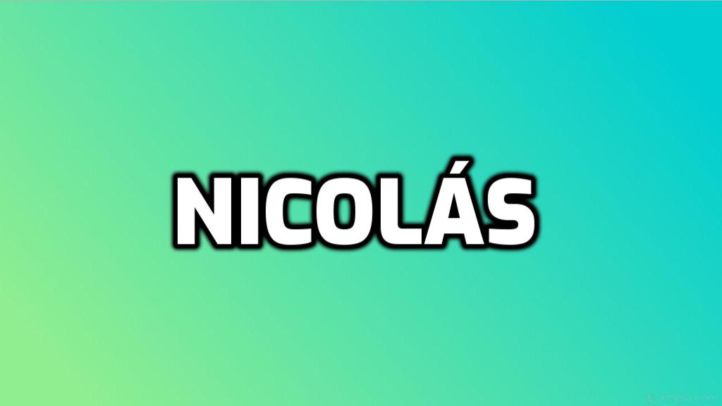 Significado del nombre Nicolás